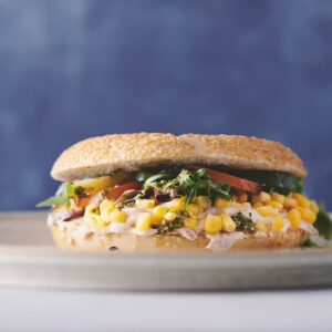 Tuna bagel