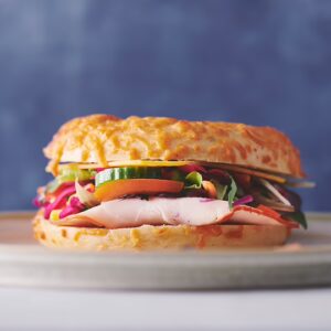 Turkey bagel
